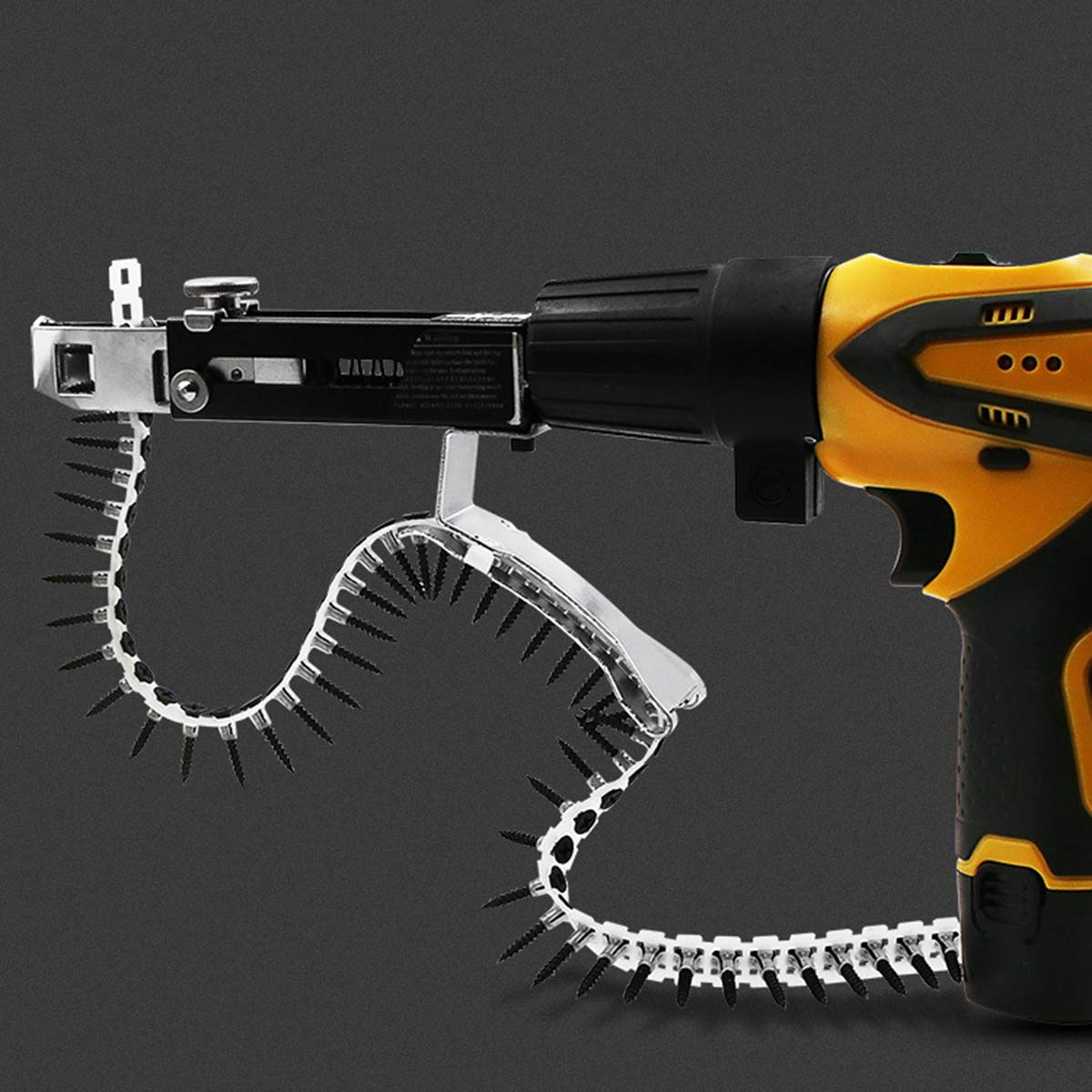 SANON framing nail gun,Automatic Chain Nail Gun Adapter Screw Gun for  Electric Drill Attachment Woodworking Tool : Amazon.co.uk: DIY & Tools