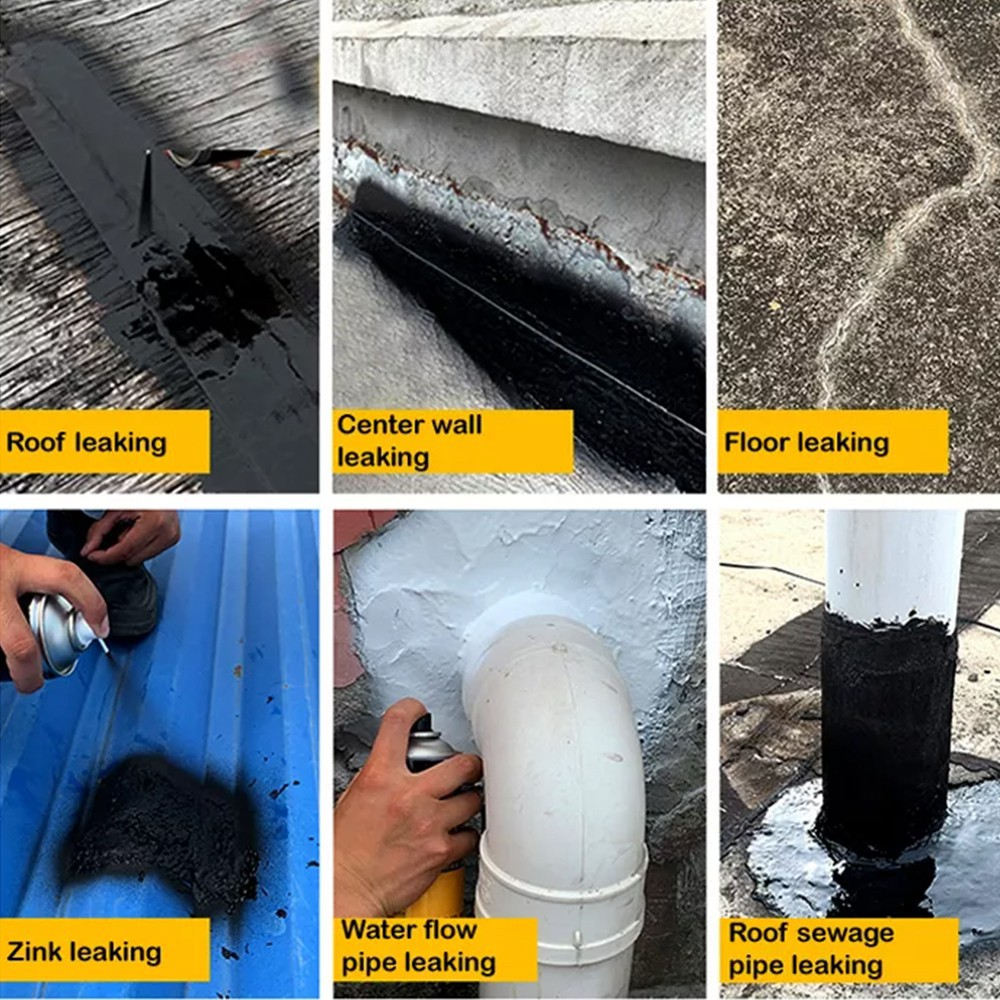 💦Waterproof Leaking Seal Spray Anti-leakage Crack Sealant Filling-Leak  Self-Spraying Roof Repair Seepage Sealant 700ml | Shopee Malaysia